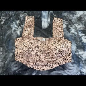 Cheetah Print Crop Top
